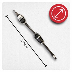 BRV Half axle right ford mondeo iv (ba7) 1.6 tdci 1.8 tdci 2.0 tdci manual new