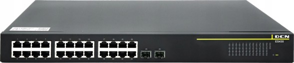 Spidan  Switch dcn es430-26p-poe l2 24xpoe+/2xsfp (370w)