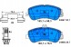 ATE PRO/13.0460-3852.2 ATE Brake pads mercedes front x204 2,0 3,5 08-15 + collision assistant #34