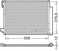 Denso  Condenser renault twingo iii - denso dcn23052