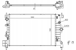 Nissens PRO/61697 NIS Engine cooler chevrolet aveo trax opel mokka / + collision assistant #34
