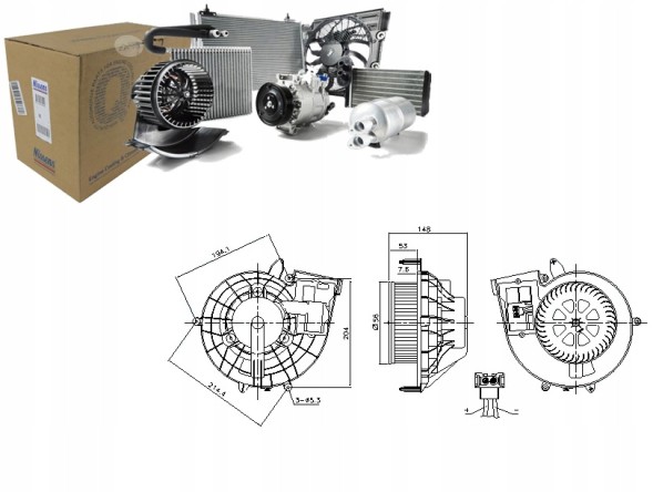 Nissens NIS87210/RS7 Nissens blower fan nis, 87210