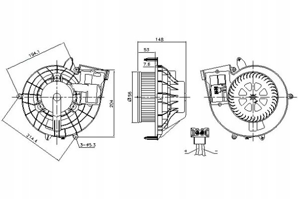 Nissens NIS87210/RS7 Nissens blower fan nis, 87210