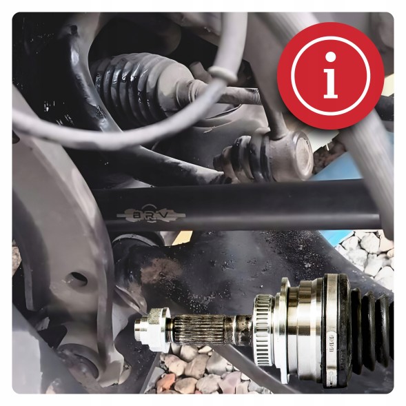 BRV  Drive shaft left mazda bt-50 2.5 mrz-cd 4x4 2006->