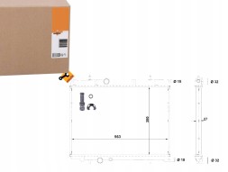 NRF PRO/58311 NRF Engine cooler citroen xsara xsara picasso peug + collision assistant #34