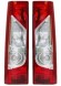 AutoDor  Citroen jumpy peugeot expert fiat scudo 2007-2016 rear lamps set l+p