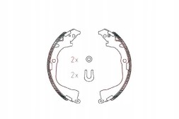 Zimmermann 10990.154.6/ZIM Zimmermann brake shoes. Vw amarok 10- + driver assistant #28