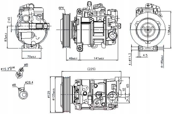 Nissens  40210098_I air conditioning compressor
