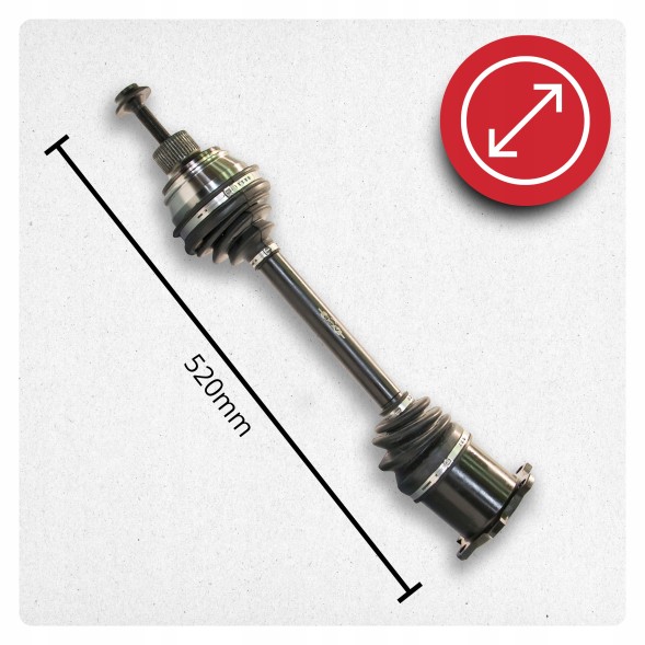 BRV  Half axle left right audi q7 (4mb, 4mg, 4mq) 4.0 sq7 quattro new