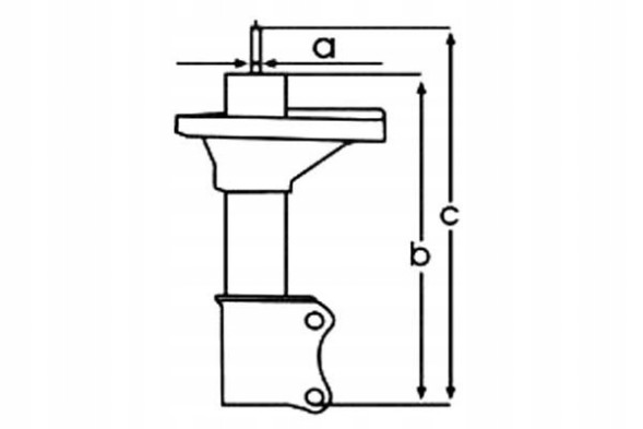 KYB  Shock absorber toyota rear corolla 1.3 12v-2.0d 07.92- + collision assistant #34