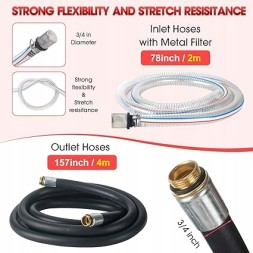 CHINA 175 Lemoto 12 v fuel pump with nozzle hoses for diesel and kerosene