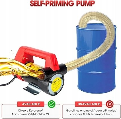 CHINA 175 Lemoto 12 v fuel pump with nozzle hoses for diesel and kerosene