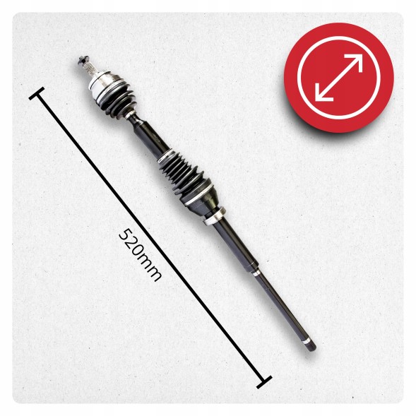 BRV  Half axle right volvo xc90 and (275) 2.5 t awd automatic new