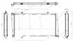 NRF 53157 Water cooler 53157 nrf