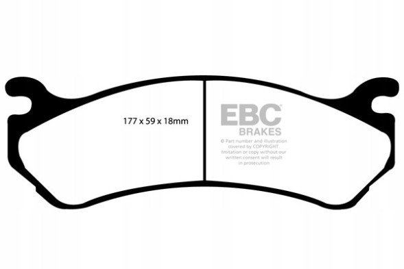 EBC DP1304 Brake pads ultimax2 ebc brakes cadillac escalade chevrolet astro