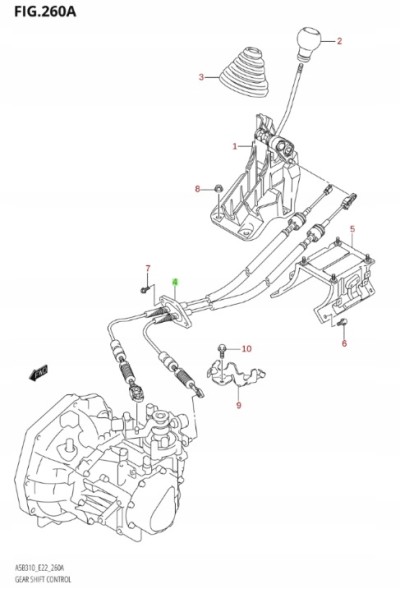 Suzuki OE  Suzuki splash 2007-2014 - shift links