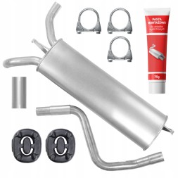 Ferroz  Final silencer mercedes 200 200d 230 250d t124 84 - 95 2.0 d 2.0i 2.3 2.5