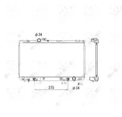 NRF  Water cooler 53586 nrf lexus is i