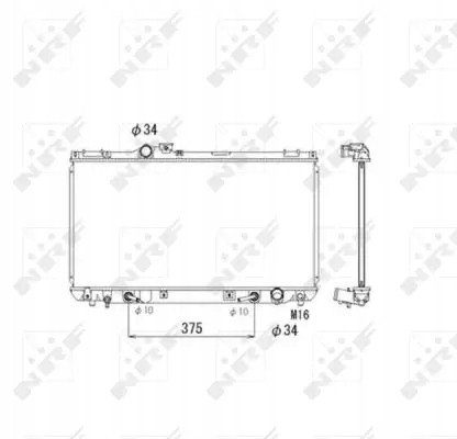 NRF  Water cooler 53586 nrf lexus is i