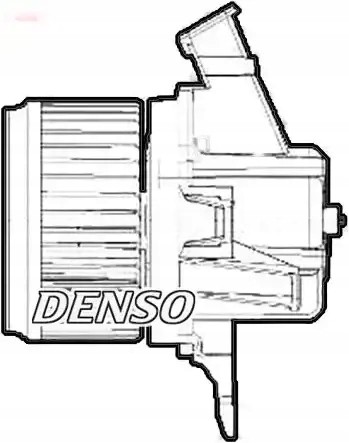 Denso DEA09208 Blower air supply fan dea09208 denso fiat