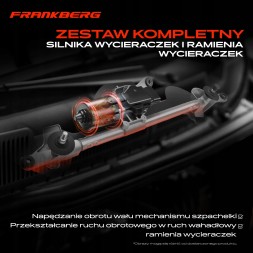 Frankberg 5481FB0052001 Frankberg wiper mechanism front + engine for alfa romeo 147 gt