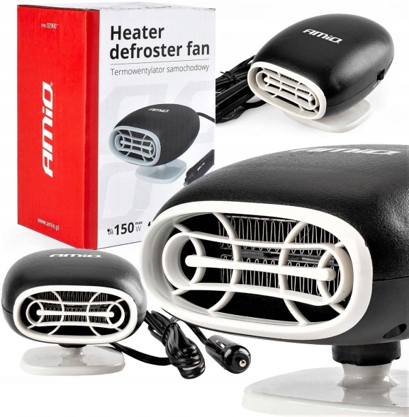 Amio 02900 Fan heater car blower 12v