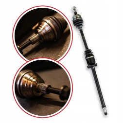 BRV Half axle right mercedes vaneo (w414) 1.7 cdi manual new