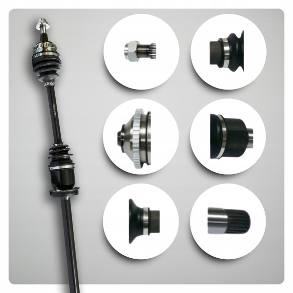 BRV  Half axle right mercedes vaneo (w414) 1.7 cdi manual new