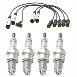 CHINA BSCH-664-339 4X bosch ignition candles + bosch ignition cable kit - audi 80