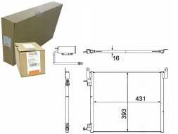 Behr Hella Service PRO/8FC 351 304-481 BRH Condenser behr hella 12805059 ol5587 351304481 tsp + collision assistant #34