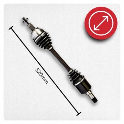 BRV Half axle left ford focus ii mk2 1.6 1.6 ti 1.8 2.0 automatic new