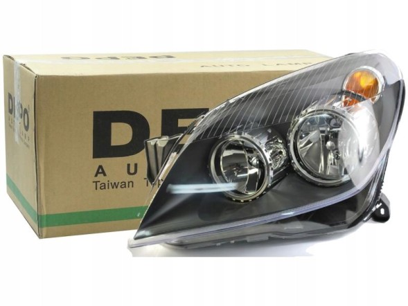 Abakus  Right headlight lamp opel astra h 03-12 depo