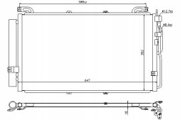 Nissens NIS94644(iMOTO) Air conditioning condenser hyundai matrix 1.6/1.8 06. + Driver's essential #37