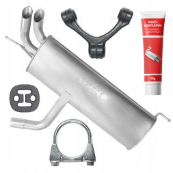 Ferroz  Final silencer volkswagen vw golf plus 5 v 04 - 14 1.9 tdi hatchback freebie