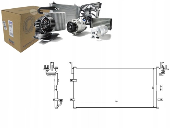 Nissens 94447 Nissens hyundai 94447 air conditioning cooler