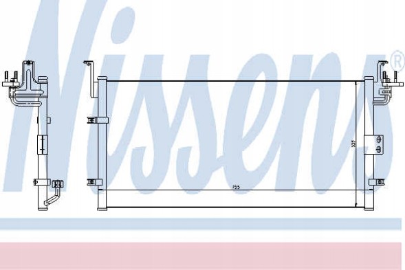 Nissens 94447 Nissens hyundai 94447 air conditioning cooler