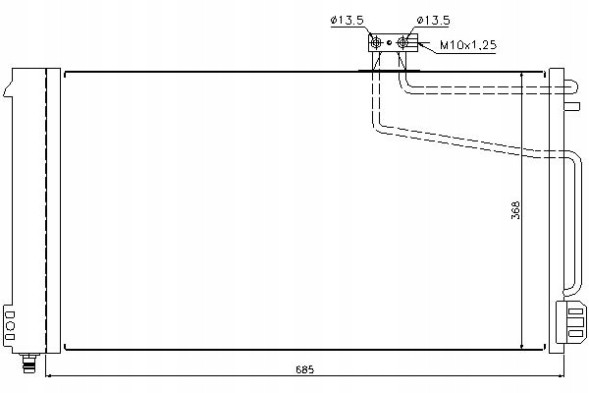 Nissens 86219251 NIS Nis940145 air conditioning cooler (with dehumidifier) me + driver assistant #33