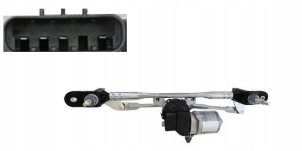Magneti Marelli  Magneti marelli wiper mechanism fiat 500, ford ka 07.07- front