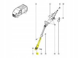Renault OE 4882000Q0J Steering column 1.6dci 4882000q0j new oe renault trafic 3