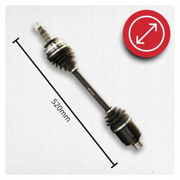 BRV  Shaft left honda hr-v hrv (gh) 1.6 16v fwd new