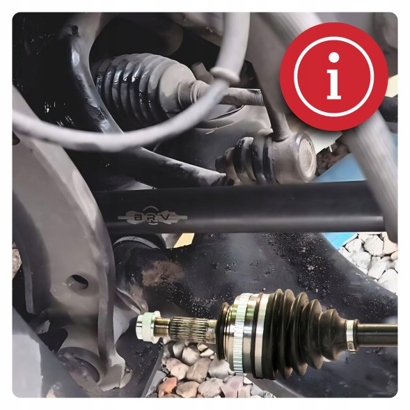 BRV  Shaft left honda hr-v hrv (gh) 1.6 16v fwd new