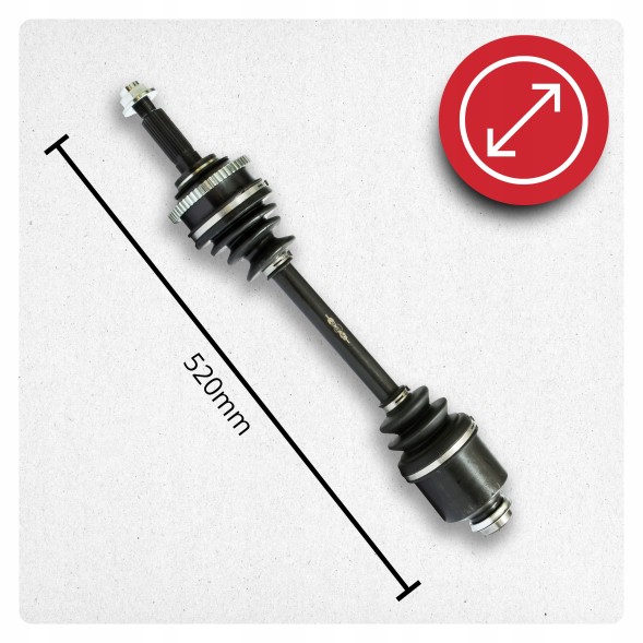 BRV  Half axle right kia carnival i (up) 2.9 td manual new