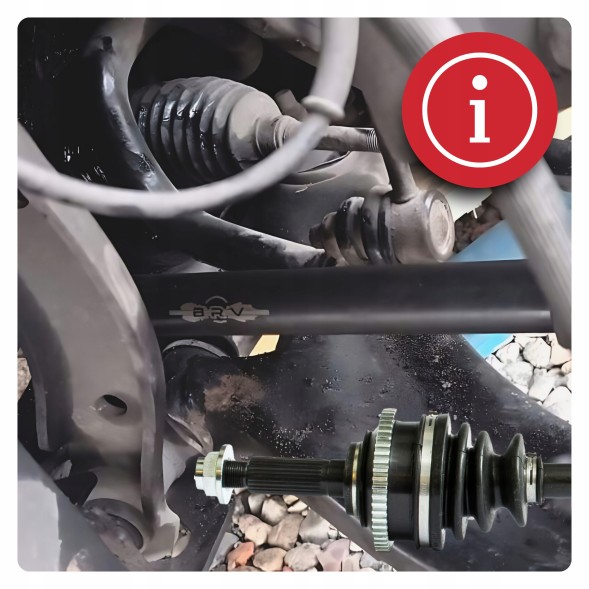 BRV  Half axle right kia carnival i (up) 2.9 td manual new