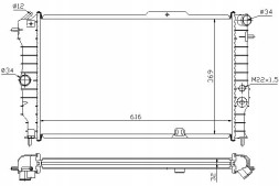 Nissens NIS630631(iMOTO) Engine cooler opel calibra a vectra a 1.4-2.0 + driver's essential #37