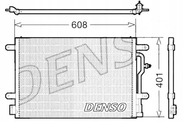 Denso 86372671 DEN Dendcn02012 air conditioning cooler audi a4, a6, al + driver assistant #33