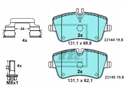 ATE PRO/13.0470-2727.2 ATE Ceramic brake pads mercedes c (cl203) c t + collision assistant #34