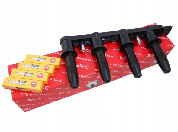 SRC  Ignition coil + candles opel astra g h zafira b 1.6 z16xep