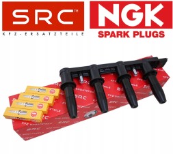 SRC Ignition coil + candles opel astra g h zafira b 1.6 z16xep