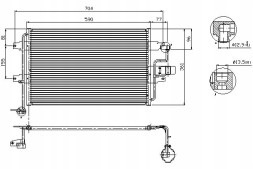 Nissens 86220393 NIS Nis94838 air conditioning cooler seat leon, toledo + driver assistant #33
