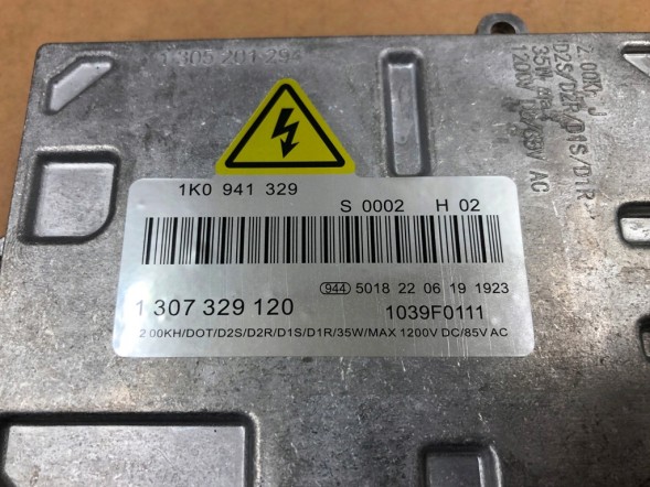 WOLLER 1K0941329 H.169/588. Light power module 1k0941329 right left lamp front xenon for vw skoda d1s